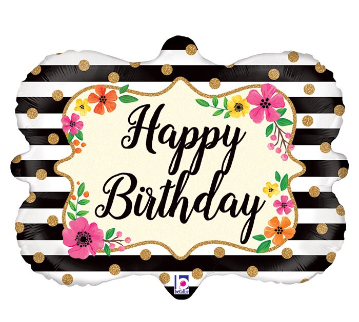 Happy Birthday Mylar Large